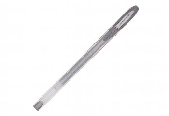 CANETA GEL SIGNO UNI BALL METAL. PRATA UM-120NM
