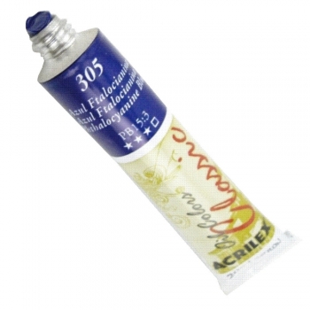 TINTA OLEO ACRILEX 20 ML 305 AZUL FTALOCIANINA