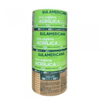 FITA EMPAC. 48 X 45 MARROM SLIN C/4 SULAMERICANA