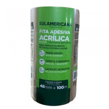 FITA EMPAC. 48 X 100 MARROM CX C/72 SULAMERICANA