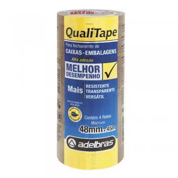 FITA EMPAC. 48 X 45 MARROM C/4 ADELBRAS