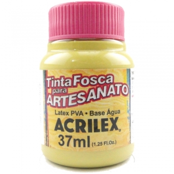 TINTA ACRILEX FOSCA P/ARTES. 37 ML 573-OCRE OURO