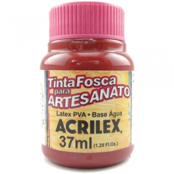 TINTA ACRILEX FOSCA P/ARTES. 37 ML 826-CEREJA