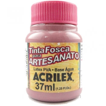 TINTA ACRILEX FOSCA P/ARTES. 37 ML 581-ROSA CICLAM