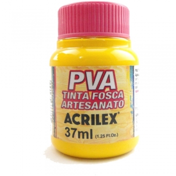 TINTA ACRILEX FOSCA P/ARTES. 37 ML 505-AM. OURO