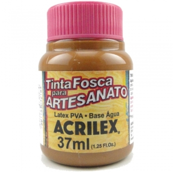 TINTA ACRILEX FOSCA P/ARTES. 37 ML 531-MARROM