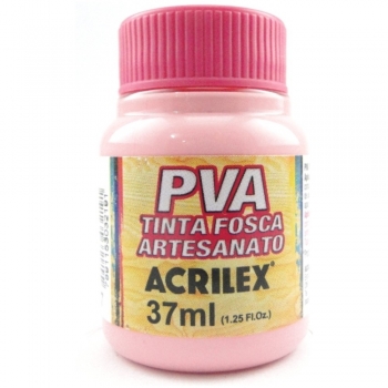 TINTA ACRILEX FOSCA P/ARTES. 37 ML 537-ROSA