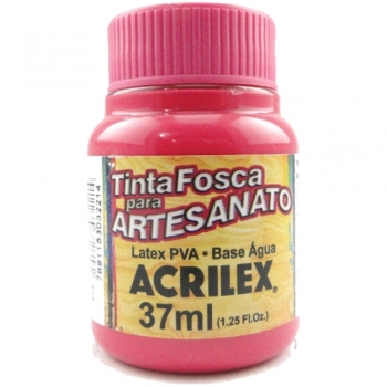 TINTA ACRILEX FOSCA P/ARTES. 37 ML 542-ROSA ESCURO