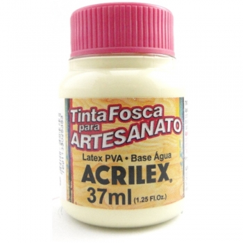 TINTA ACRILEX FOSCA P/ARTES. 37 ML 529 MARFIM