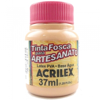 TINTA ACRILEX FOSCA P/ARTES. 37 ML 518 SALMAO