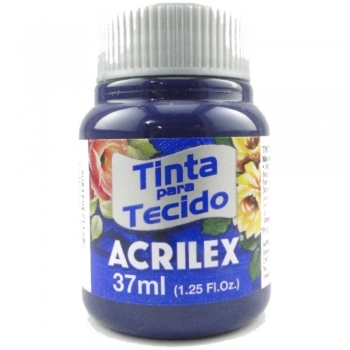 TINTA TECIDO FOSCA ACRILEX 37 ML 544 AZUL MARINHO