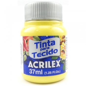 TINTA TECIDO FOSCA ACRILEX 37 ML589 AM.  CANARIO