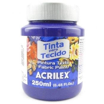 TINTA TECIDO FOSCA ACRILEX 250 ML 516 VIOLETA