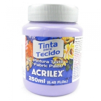 TINTA TECIDO FOSCA ACRILEX 250 ML 528 LILAS