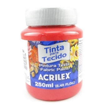 TINTA TECIDO FOSCA ACRILEX 250 ML 984 VERM. NATAL