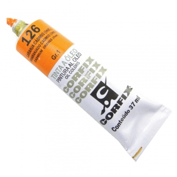 TINTA OLEO CORFIX 37 ML 126 ALARANJADO DE CADMIO