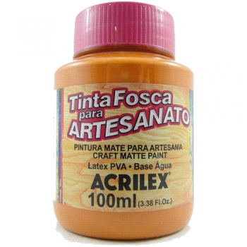 TINTA ACRILEX FOSCA P/ARTES.100 ML 832 LARANJA ESC