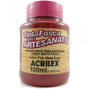 TINTA ACRILEX FOSCA P/ARTES.100 ML 826 CEREJA
