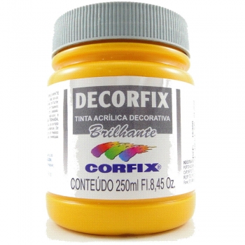 TINTA DECORFIX  ACR. BRILH. 250 ML 307-AM.CADMIO