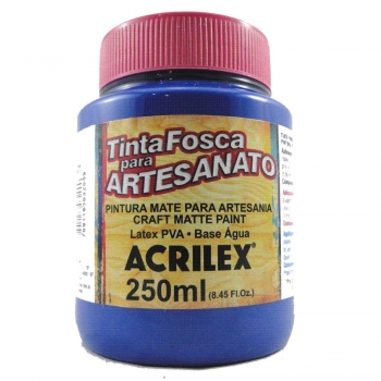 TINTA ACRILEX FOSCA P/ARTES.250 ML 501-AZ.TURQUESA