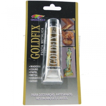 PASTA METALICA GOLD FIX OURO PALIDO 244 CORFIX